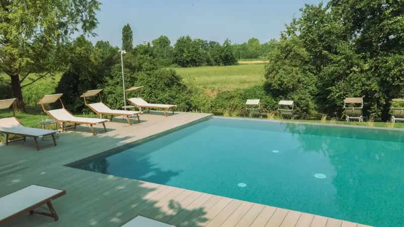 Pangea progetti giardino con piscina cover