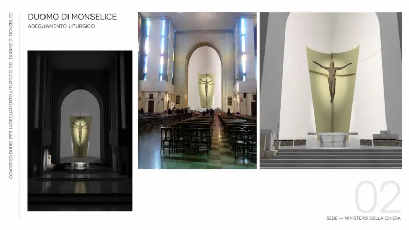 Pangea progetti concorso duomo monselice 3