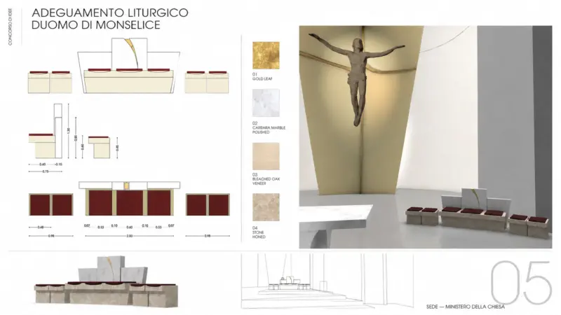 Pangea progetti concorso duomo monselice 6