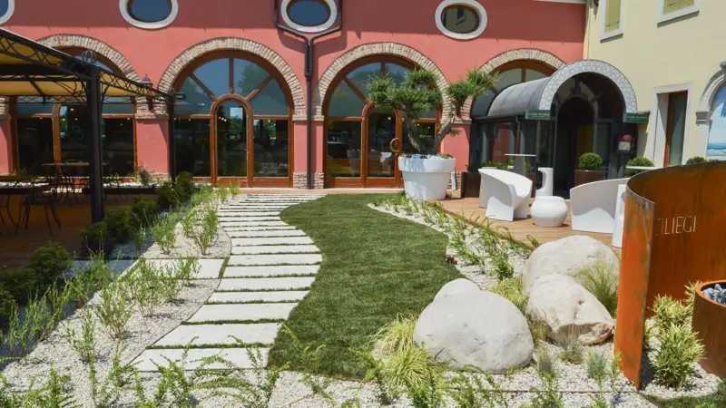Pangea progetti giardino ristorante corte ciliegi cover