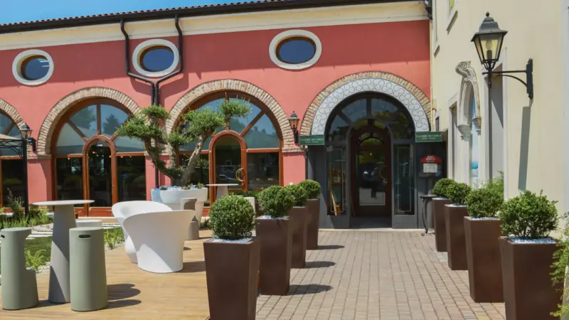 Pangea progetti giardino ristorante corte ciliegi 15